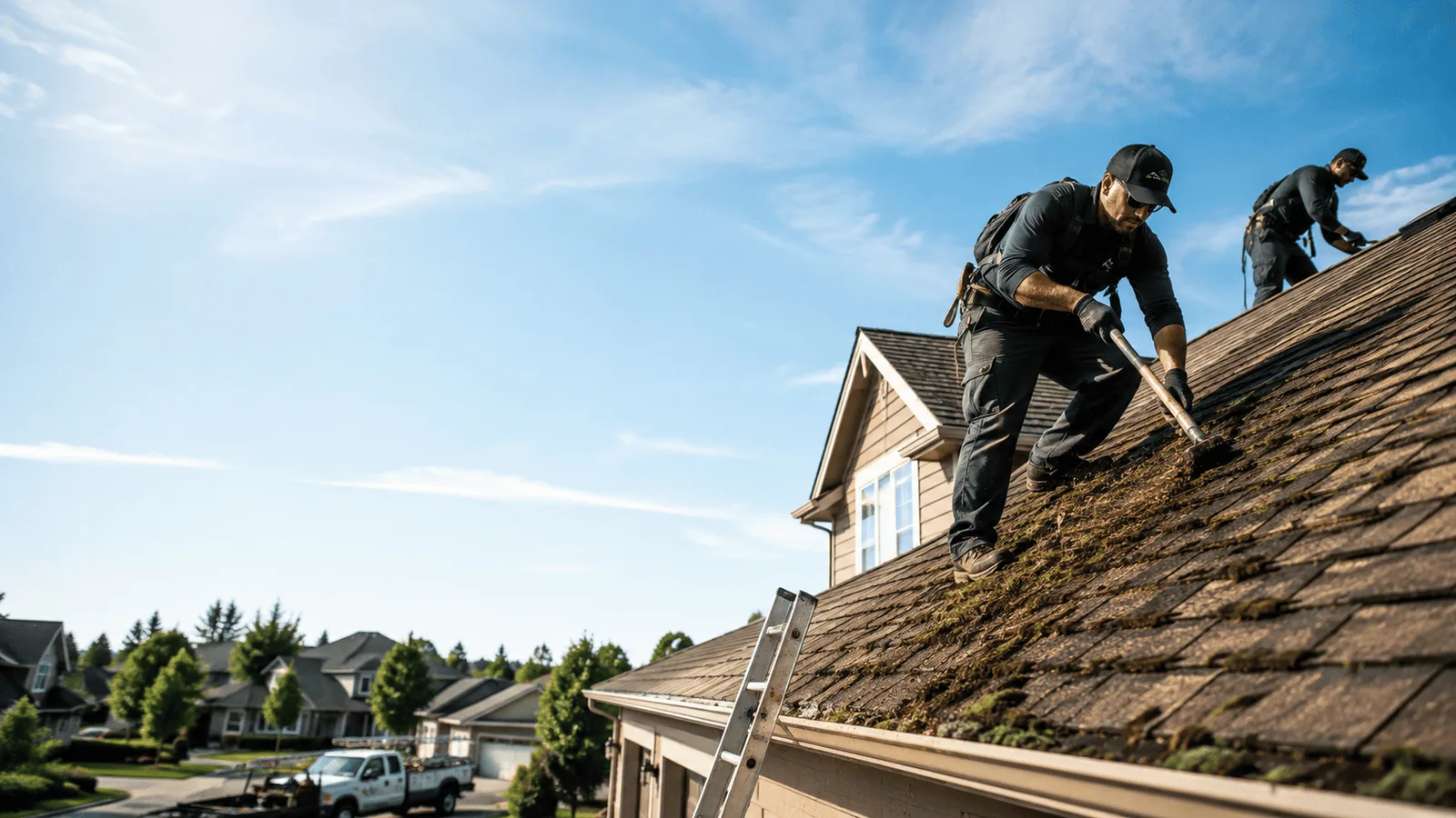 Roof Moss Removal in Pingree Grove, IL near me